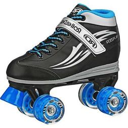 ROLLER DERBY BOYS' BLAZER QUAD LIGHT-UP WHEEL ROLLER SKATES