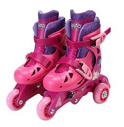 PlayWheels Disney Princess Glitter Convertible 2-in-1 Skates