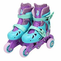 PlayWheels Frozen Glitter Convertible 2-in-1 Skates, Junior 