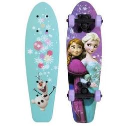 Disney Frozen Sisters & Olaf Girls 21" Wood Cruiser Skateboa