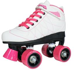 - White And Pink Girls/ladies Size 10j-5